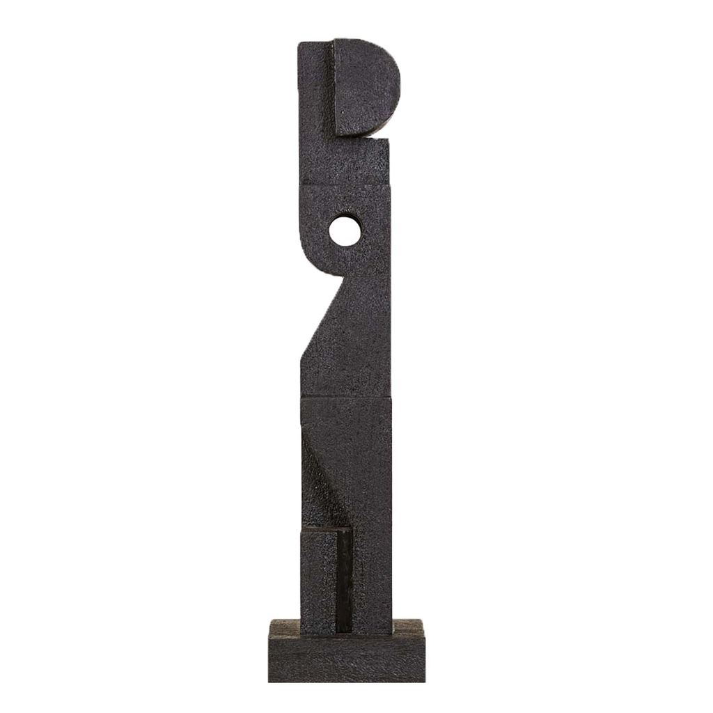 [THERON-GEO-SCULPTURE-SANDBLASTED-BLACK-DEC-THER-GEO-SCUL-X] Theron Geo Sculpture - Sandblasted Black