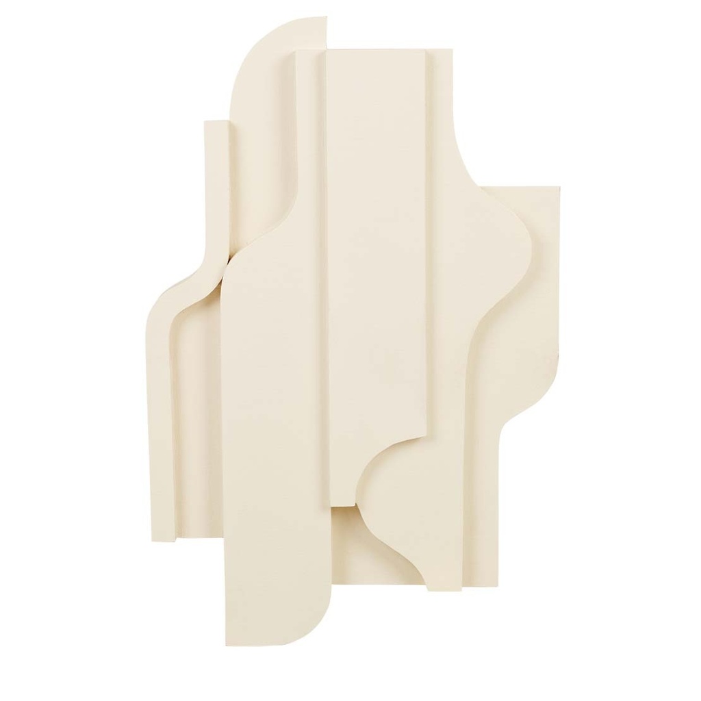 [THERON-VALLEY-WALL-ART-PLASTER-WHITE-DEC-WALL-THER-VAL] Theron Valley Wall Art - Plaster White