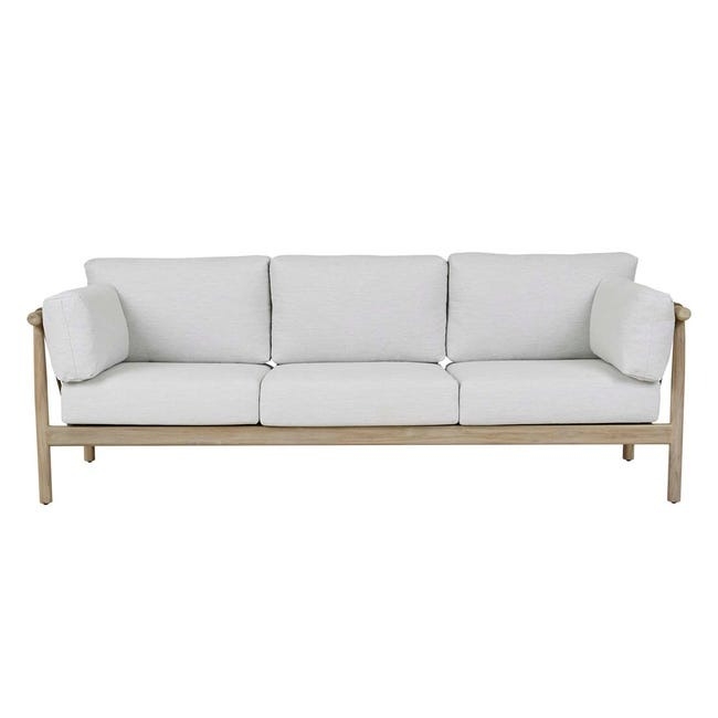 [TIDE-DRIFT-3-SEATER-SOFA-BISCUIT-AGED-TEAK-SOF-TIDE-DRF-3S-AGED-TEAK] Tide Drift 3 Seater Sofa - Biscuit - Aged Teak