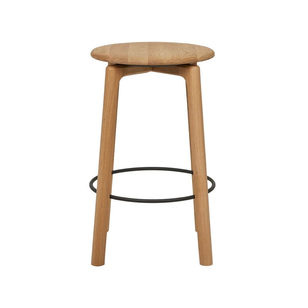 [SKETCH-GLIDE-BARSTOOL-LIGHT-OAK-BS-SKE-GLI-X] Tolv Glide Backless Barstool - Light Oak