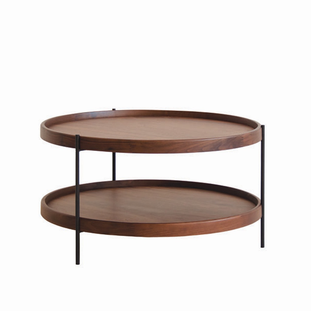 [SKETCH-HUMLA-COFFEE-TABLE-WALNUT-CTO-SKE-HUM-X] Tolv Humla Coffee Table - Walnut