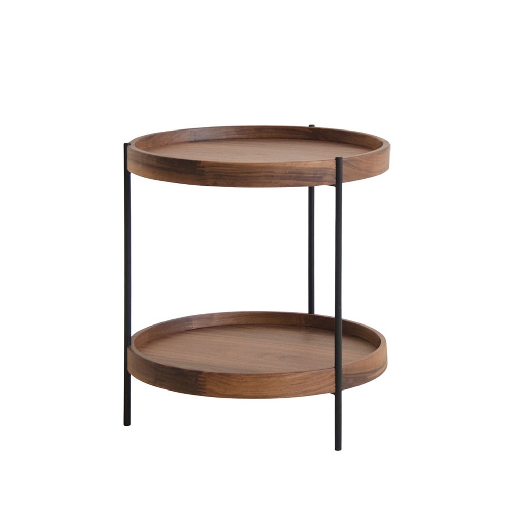 [SKETCH-HUMLA-SIDE-TABLE-WALNUT-LTO-SKE-HUM] Tolv Humla Side Table - Walnut