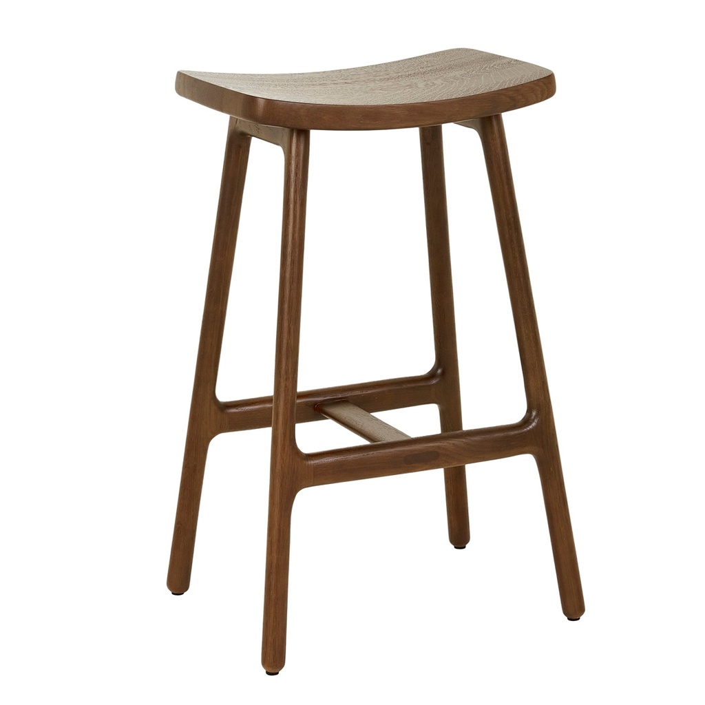 [SKETCH-ODD-BARSTOOLS-SMOKED-OAK-SMOKED-OAK-BS-SKE-ODD-X-SMOKED-OAK] Tolv Odd Barstools - Smoked Oak - Smoked Oak
