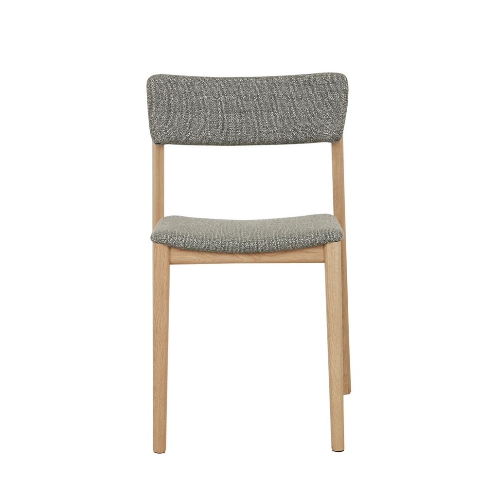 [SKETCH-POISE-UPHOLSTERED-BACK-DINING-CHAIR-WOVEN-CARIBBEAN-LIGHT-OAK-CH-SKE-POI-UPH-BK-LIGHT-OAK] Tolv Poise Upholstered Back Dining Chair - Woven Caribbean - Light Oak