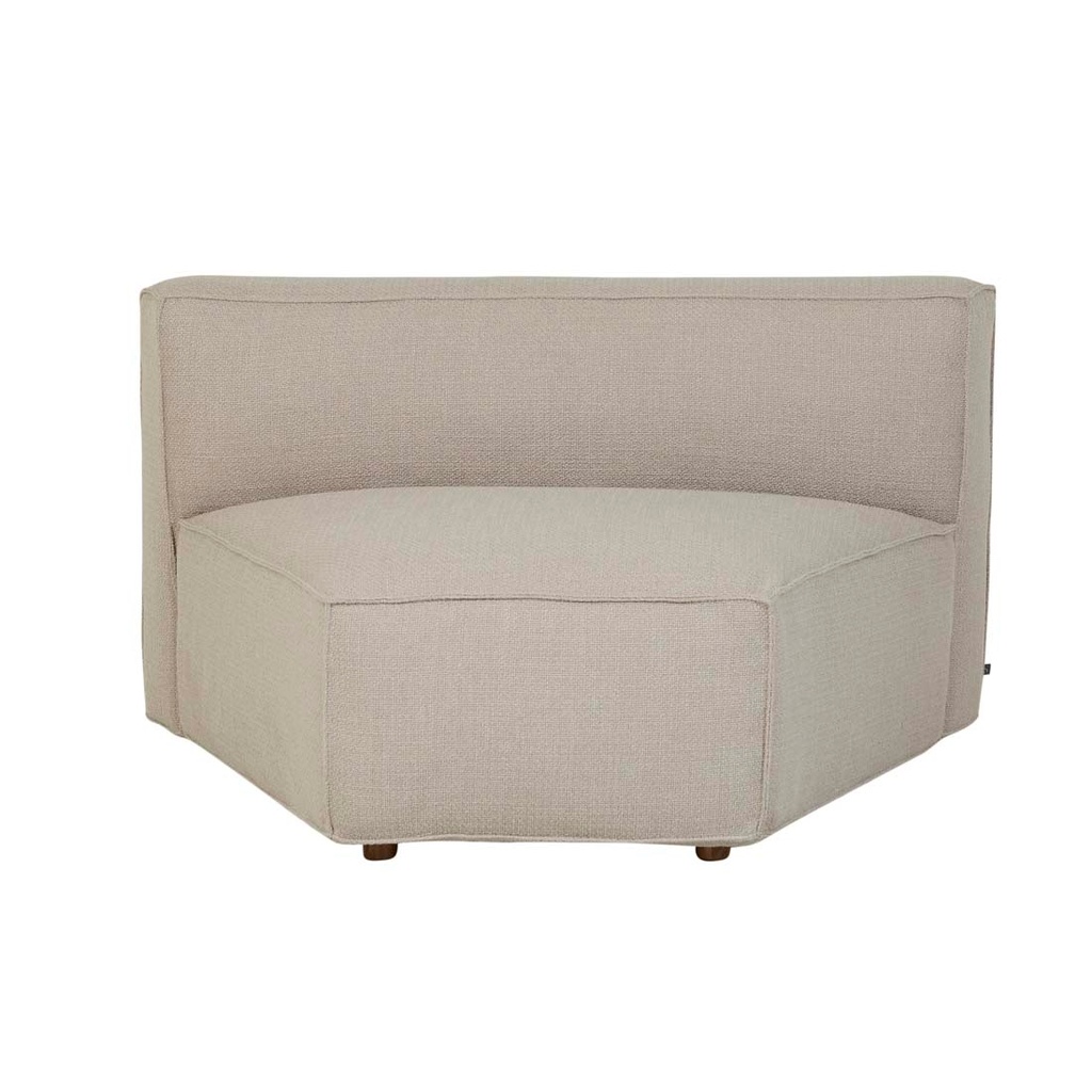 [TOLV-BAKER-WEDGE-SOFA-SANDSTONE-SOF-SKE-BAK-WED-SAN] Tolv Baker Wedge Sofa - Sandstone