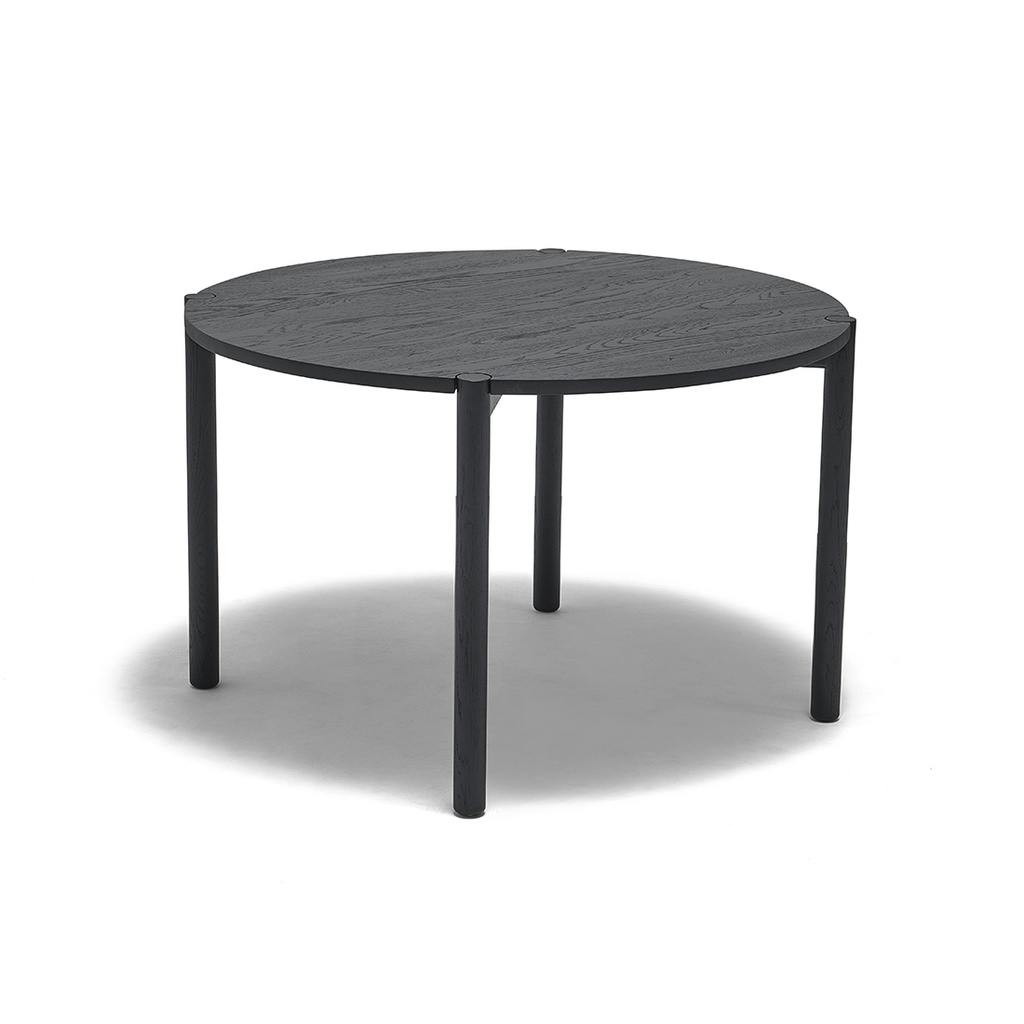 [TOLV-COVE-ROUND-DINING-TABLES-BLACK-ONYX-DT-SKE-COVE-RND-X] Tolv Cove Round Dining Tables - Black Onyx