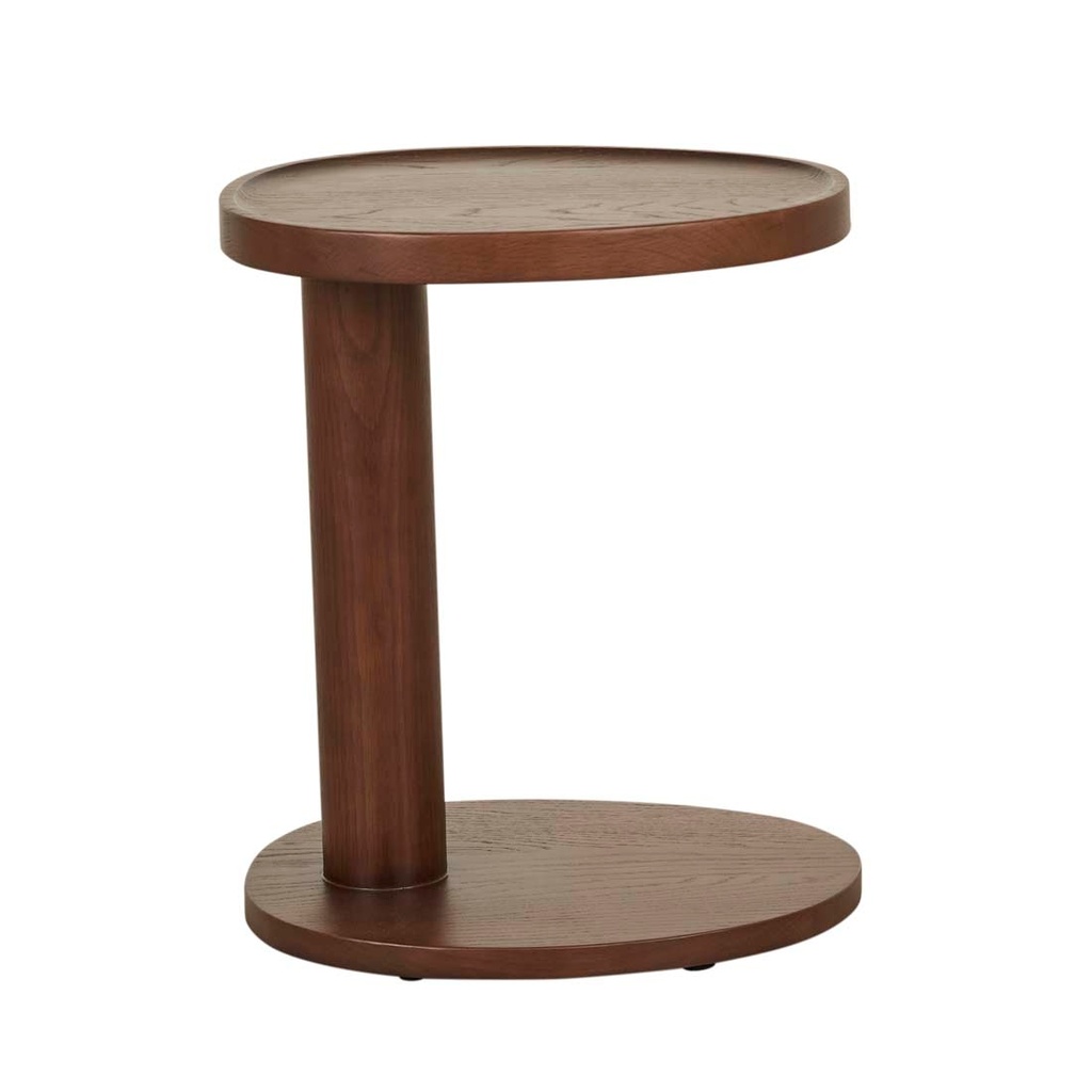 [TOLV-ISLET-SIDE-TABLE-SMOKED-OAK-LT-TOLV-ISLET] Tolv Islet Side Table - Smoked Oak