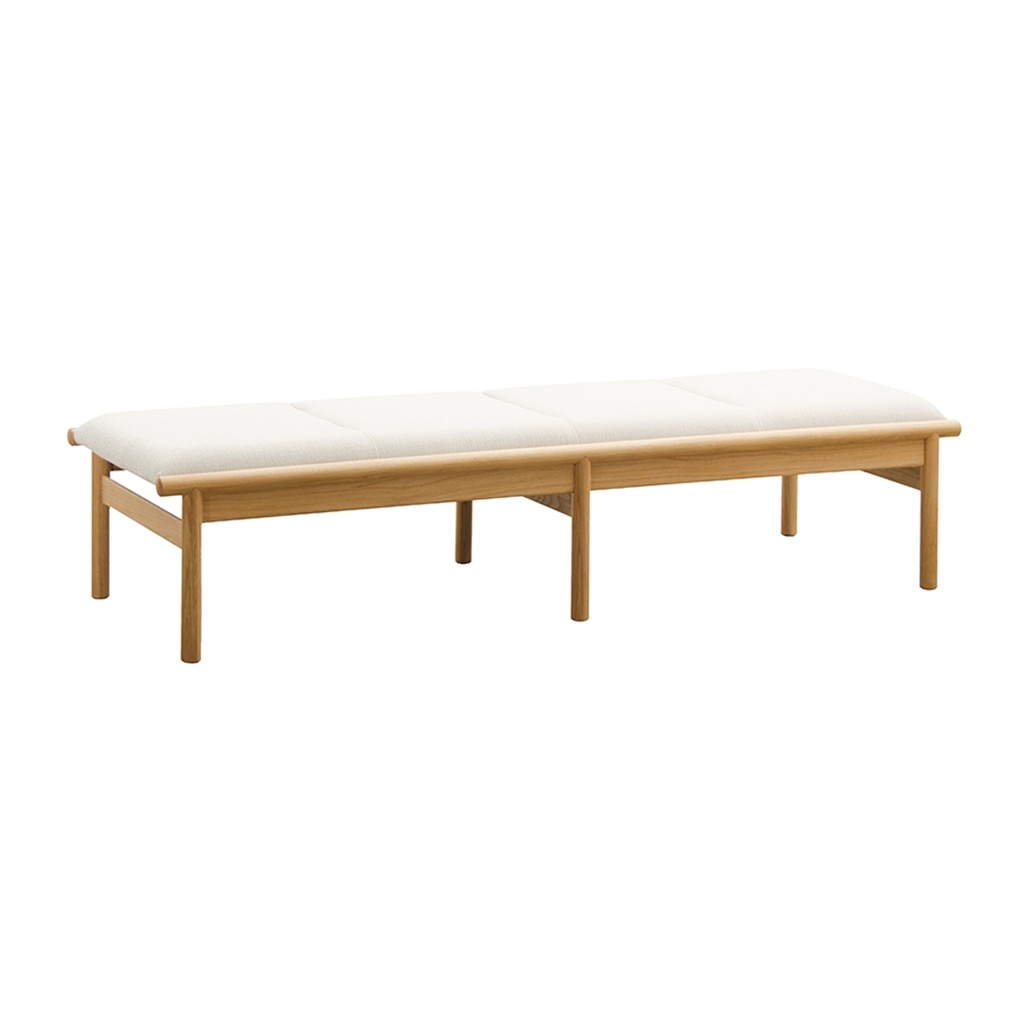[TOLV-NEUF-BENCH-SEAT-MACADAMIA-LIGHT-OAK-BEN-TOLV-NEUF-LIGHT-OAK] Tolv Neuf Bench Seat - Macadamia - Light Oak