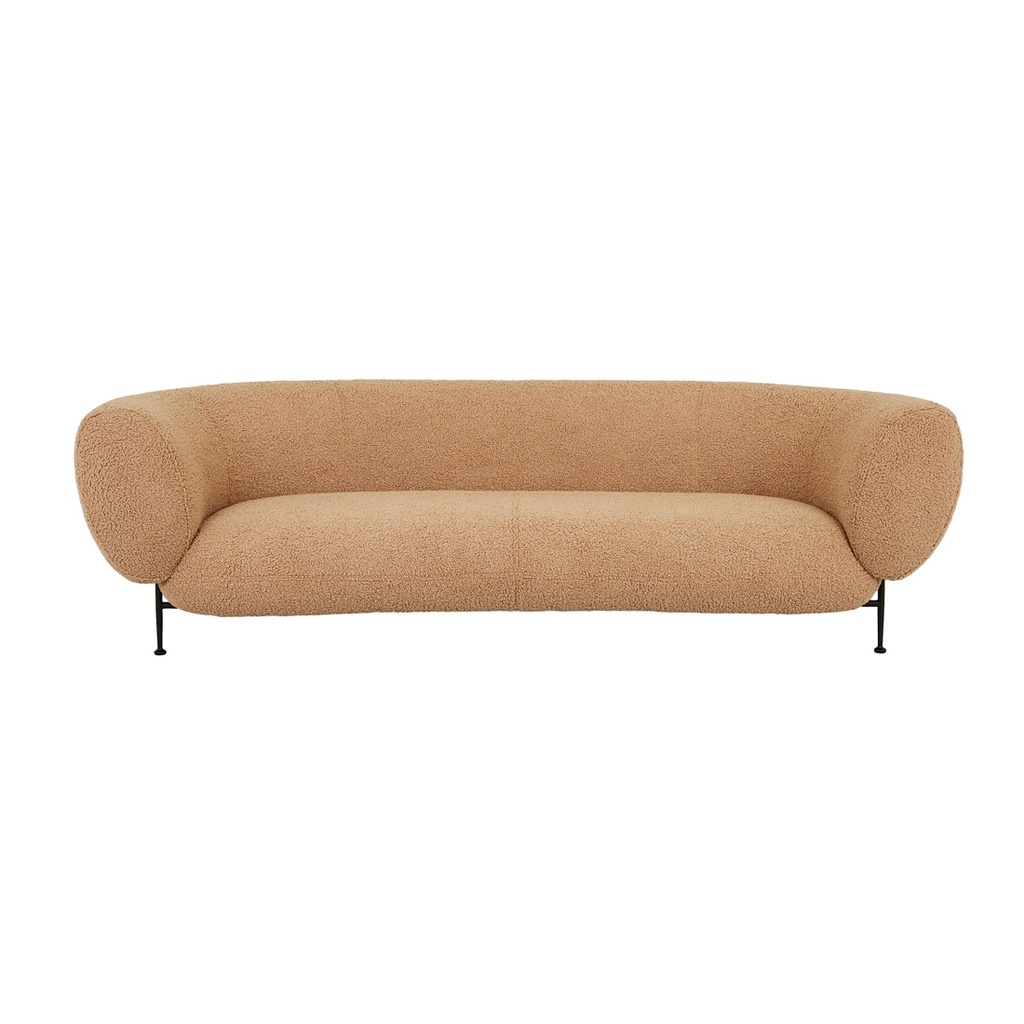 [TOLV-POME-3-SEATER-SOFA-BUTTERSCOTCH-SOF-TOLV-POME3S] Tolv Pome 3 Seater Sofa - Butterscotch