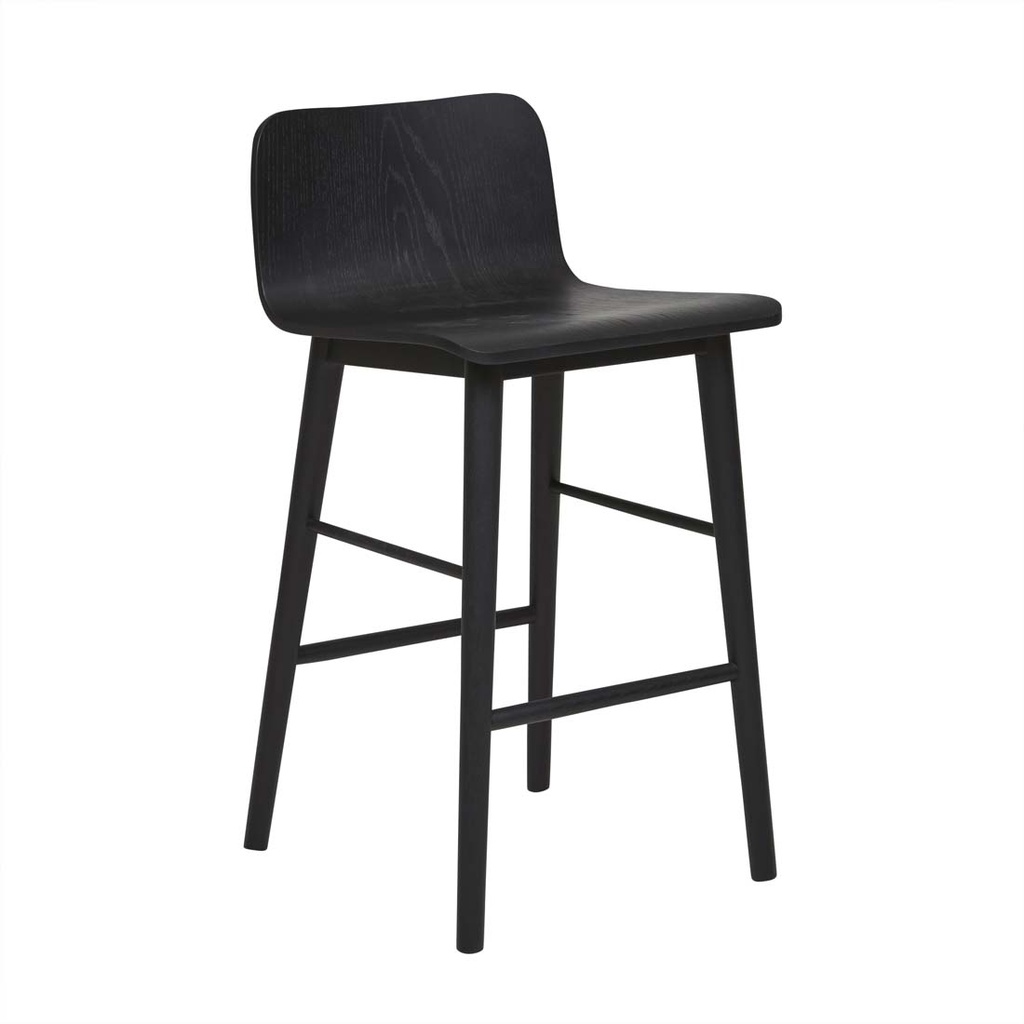 [TOLV-TAMI-BARSTOOL-BLACK-ONYX-BS-SKE-TAMI-X] Tolv Tami Barstool - Black Onyx
