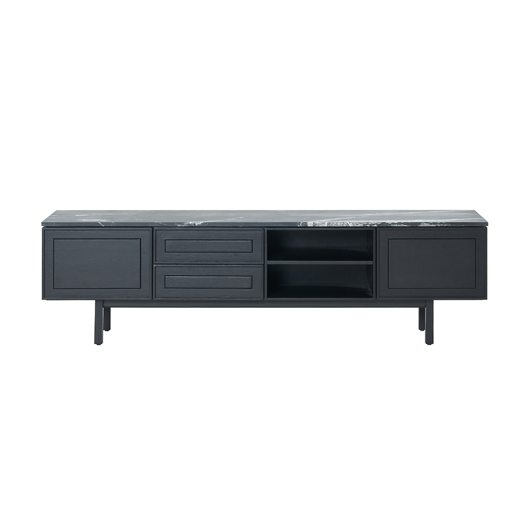 [TOLV-YORKE-MARBLE-ETU-BLACK-MARBLE-BLACK-ONYX-TV-SKE-YORKE-MAR-BLACK-ONYX] Tolv Yorke Marble ETU - Black Marble - Black Onyx