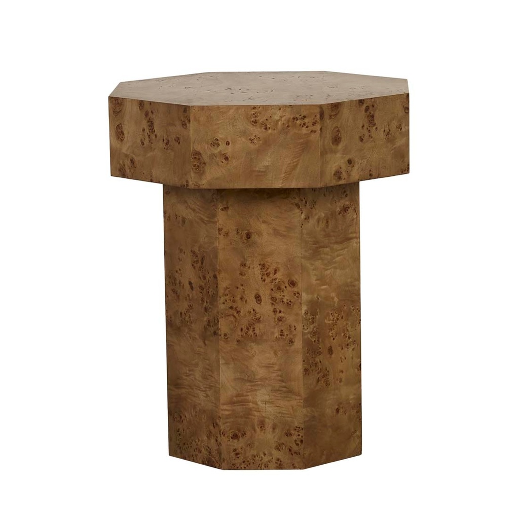 [TROVE-BURL-SIDE-TABLE-VINTAGE-BURL-LT-TROV-BRL] Trove Burl Side Table - Vintage Burl