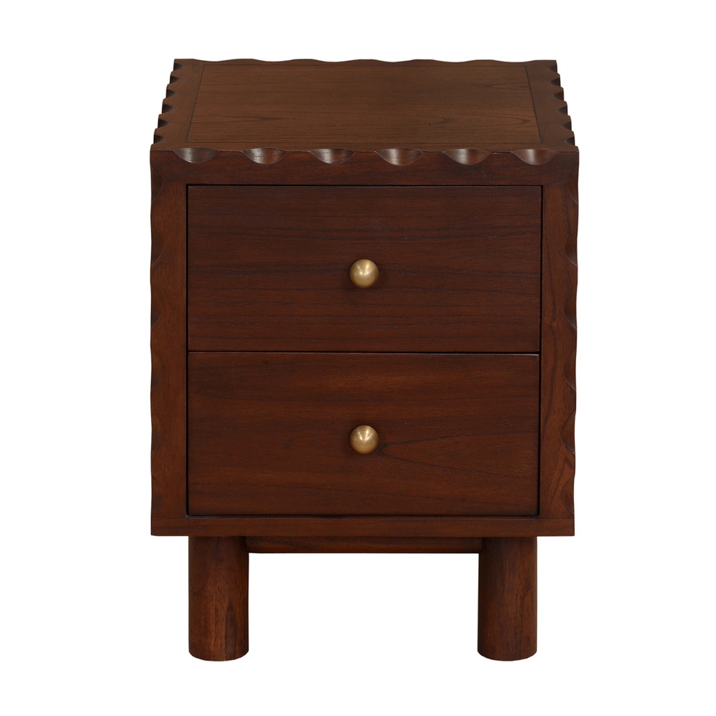 [TROVE-ONDINE-BEDSIDE-CHESTNUT-SIDE-TROV-OND] Trove Ondine Bedside - Chestnut