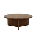 Solstice Slice Coffee Table - Mocha Oak