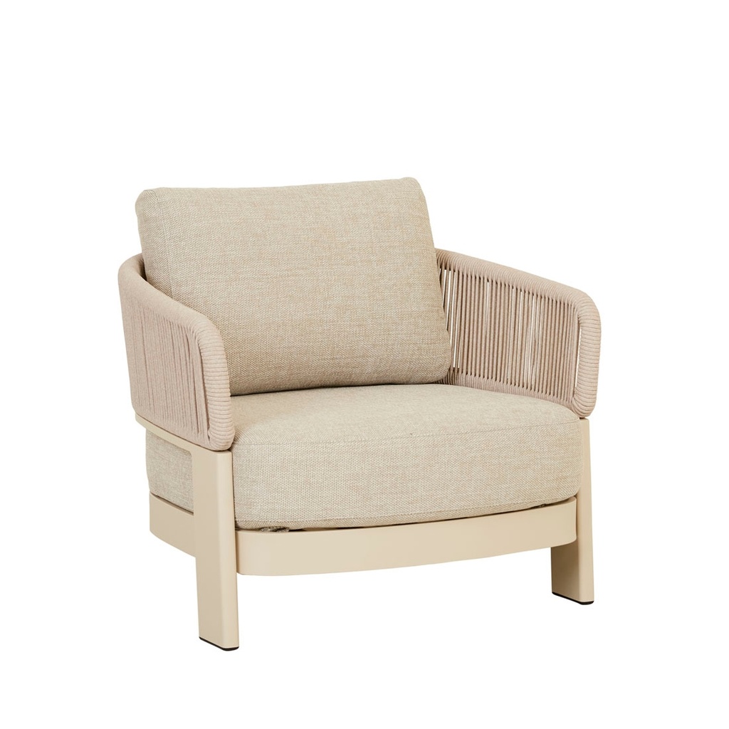 [VALENCIA-ROPE-1-SEATER-SOFA-NATURAL-SAND-SOF-VALE-ROPE-1S-SAND] Valencia Rope Sofa Chair - Natural - Sand