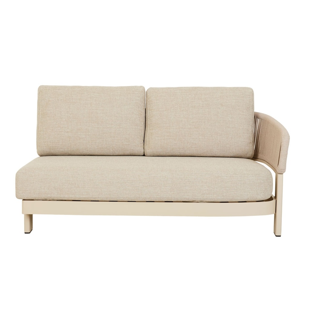 [VALENCIA-ROPE-2-SEATER-RIGHT-ARM-SOFA-NATURAL-SAND-SOF-VALE-ROPE-2S-RIT-SAND-NAT] Valencia Rope 2 Seater Right Arm Sofa - Natural