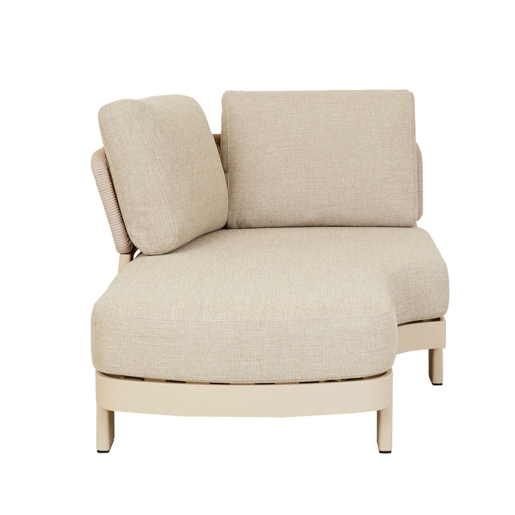 [VALENCIA-ROPE-LEFT-CHAISE-SOFA-NATURAL-CARBON-GREY-SOF-VALE-ROPE-LFT-CHS-CBGY-NAT] Valencia Rope Left Chaise Sofa - Natural