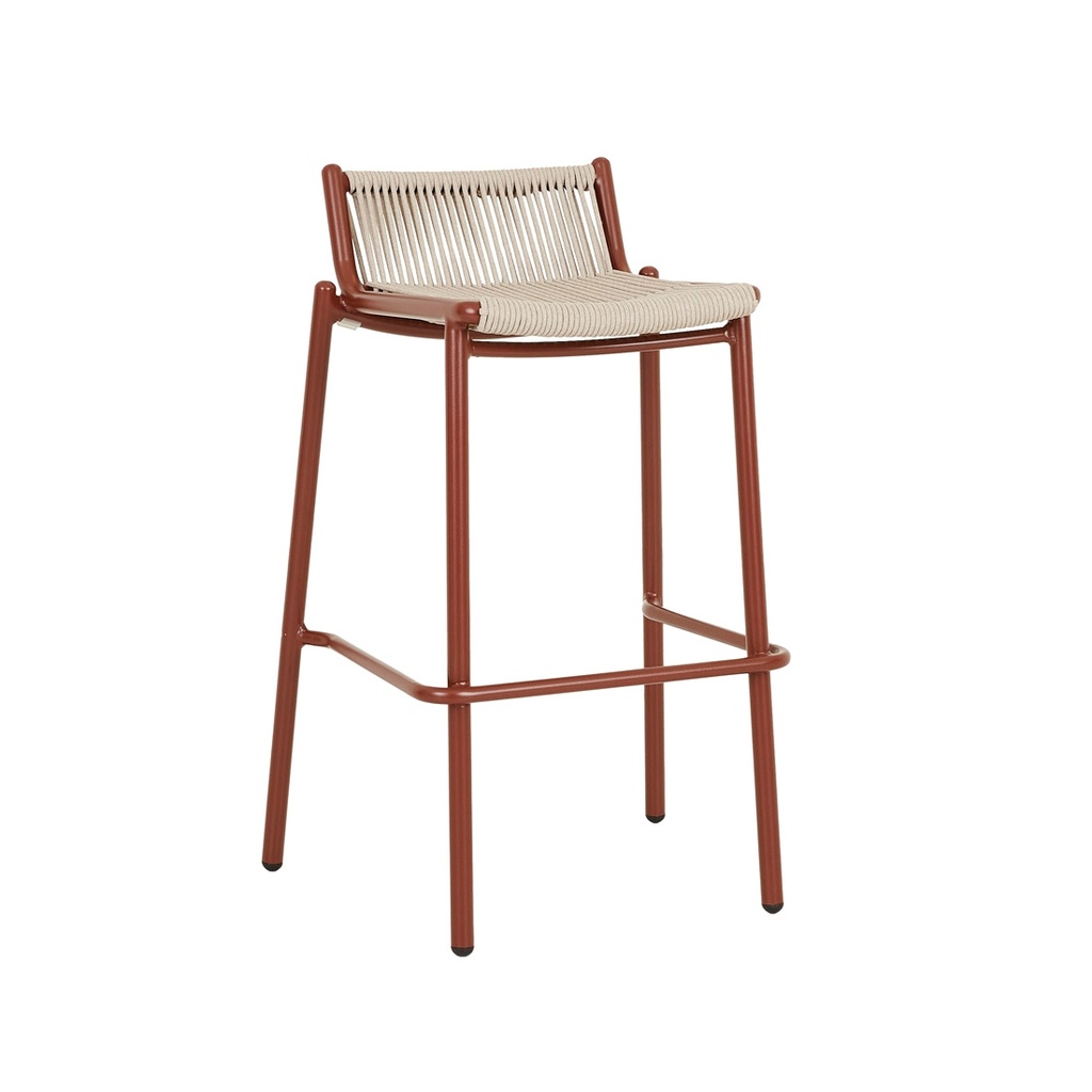 [VALENCIA-STRING-BARSTOOL-SAND-SUNBAKED-CLAY-BS-VALE-STRNG-SUNBAKED-CLAY] Valencia String Barstool - Sand - Sunbaked Clay