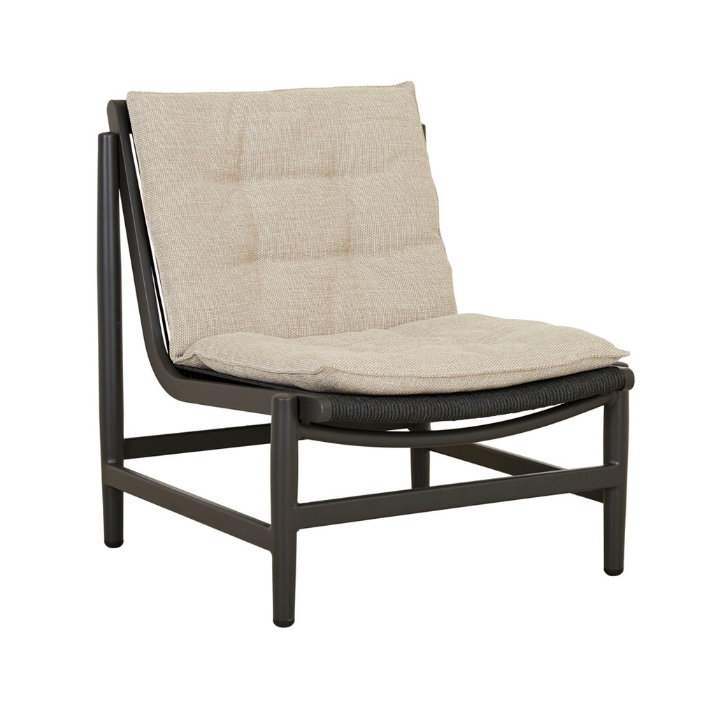 [VALENCIA-WEAVE-OCCASIONAL-CHAIR-NATURAL-CARBON-GREY-CH-VALE-WEAVE-OCC-CARBON-GREY] Valencia Weave Occasional Chair - Natural - Carbon Grey
