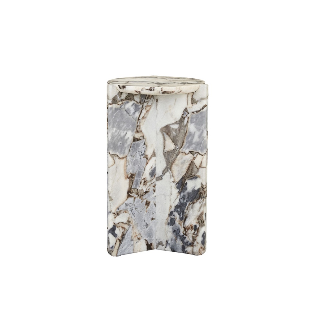 [VENUS-REVOLVE-SIDE-TABLE-SATIN-OCEAN-MARBLE-LTO-VENUS-REV-X] Venus Revolve Side Table - Satin Ocean Marble