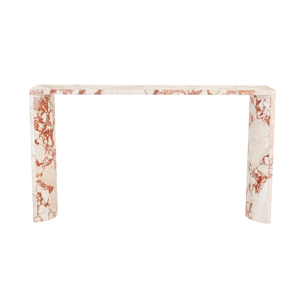 [VERITY-CONSOLE-RUSSET-DAPPLE-MARBLE-CONS-VER-IOC] Verity Console - Russet Dapple Marble
