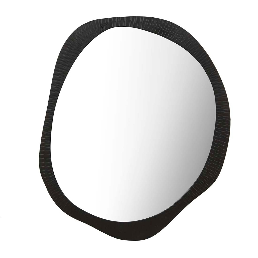 [VERONA-ABSTRACT-MIRROR-BLACK-MIR-VERO-ABS-X] Verona Abstract Mirror - Black