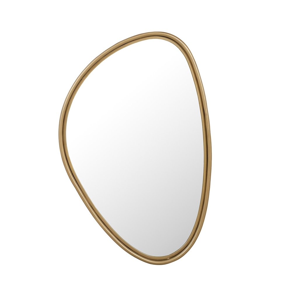 [VERONA-BLUME-MIRROR-ANTIQUE-BRASS-MIR-VERO-BLU-X] Verona Blume Mirror - Antique Brass