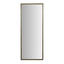 Verona Ribbed Floor Mirror - Antique Brass