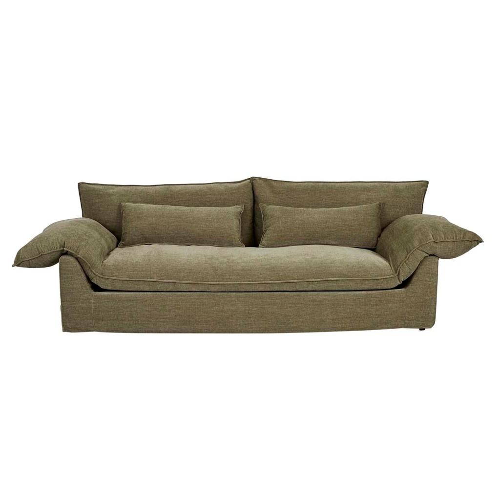 [VITTORIA-COMO-3-SEAT-SOFA-COPELAND-OLIVE-SOF-VIT-COMO3S] Vittoria Como 3 Seat Sofa - Copeland Olive