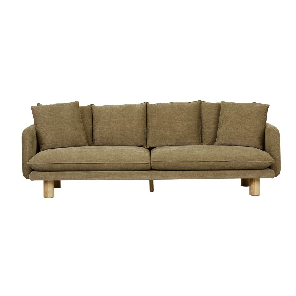 [VITTORIA-ELIO-4-SEATER-SOFA-COPELAND-OLIVE-SOF-VIT-ELIO4S] Vittoria Elliot 4 Seater Sofa - Copeland Olive