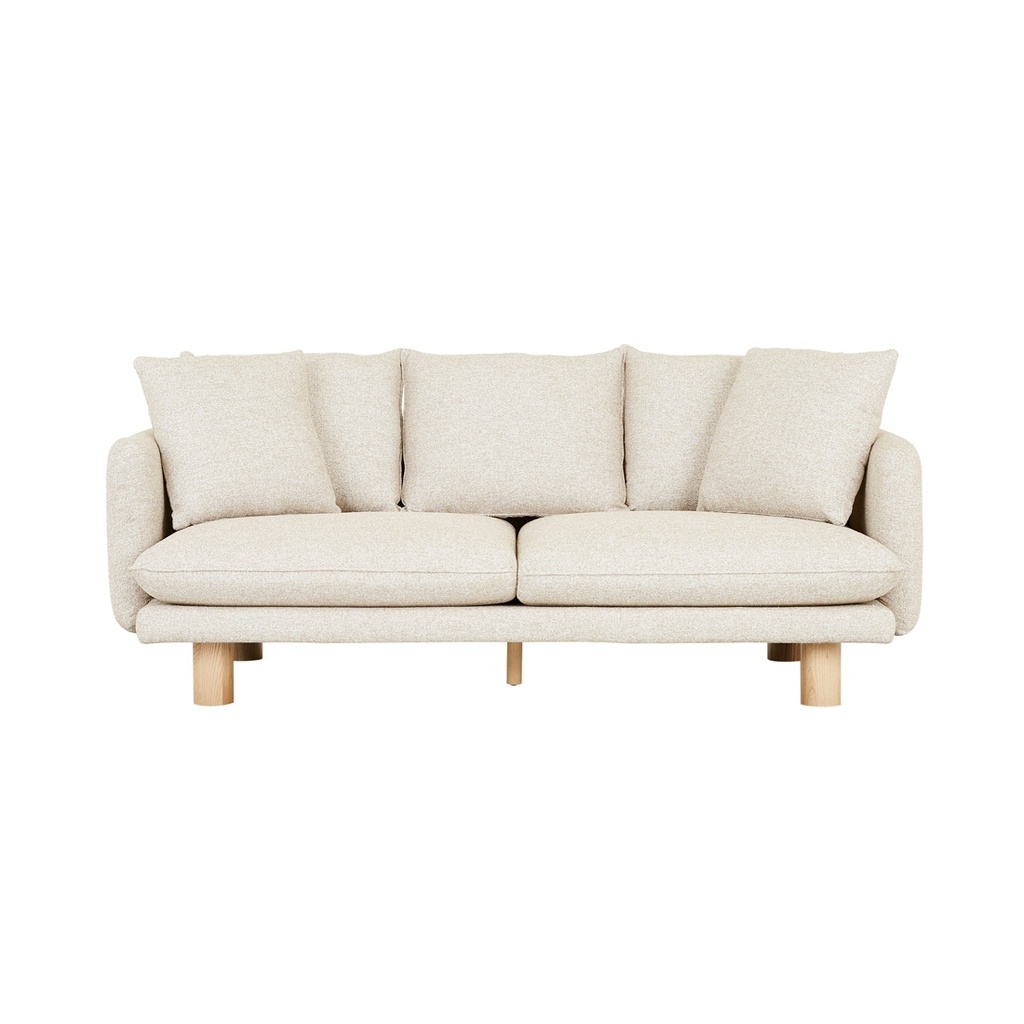 [VITTORIA-ELLIOT-3-SEATER-SOFA-STAUNCH-ALMOND-NATURAL-ASH-SOF-VIT-ELIO3S-NATURAL-ASH] Vittoria Elliot 3 Seater Sofa - Staunch Almond - Natural Ash