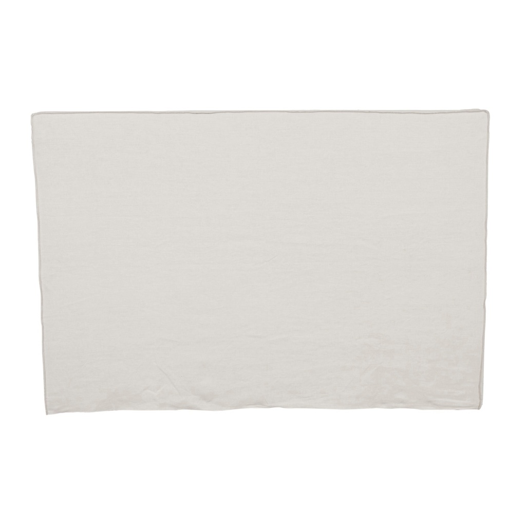 [VITTORIA-SLIP-COVER-BEDHEAD-EAMES-PARCHMENT-BH-VIT-SLIP-X] Vittoria Slip Cover Bedhead - Eames Parchment