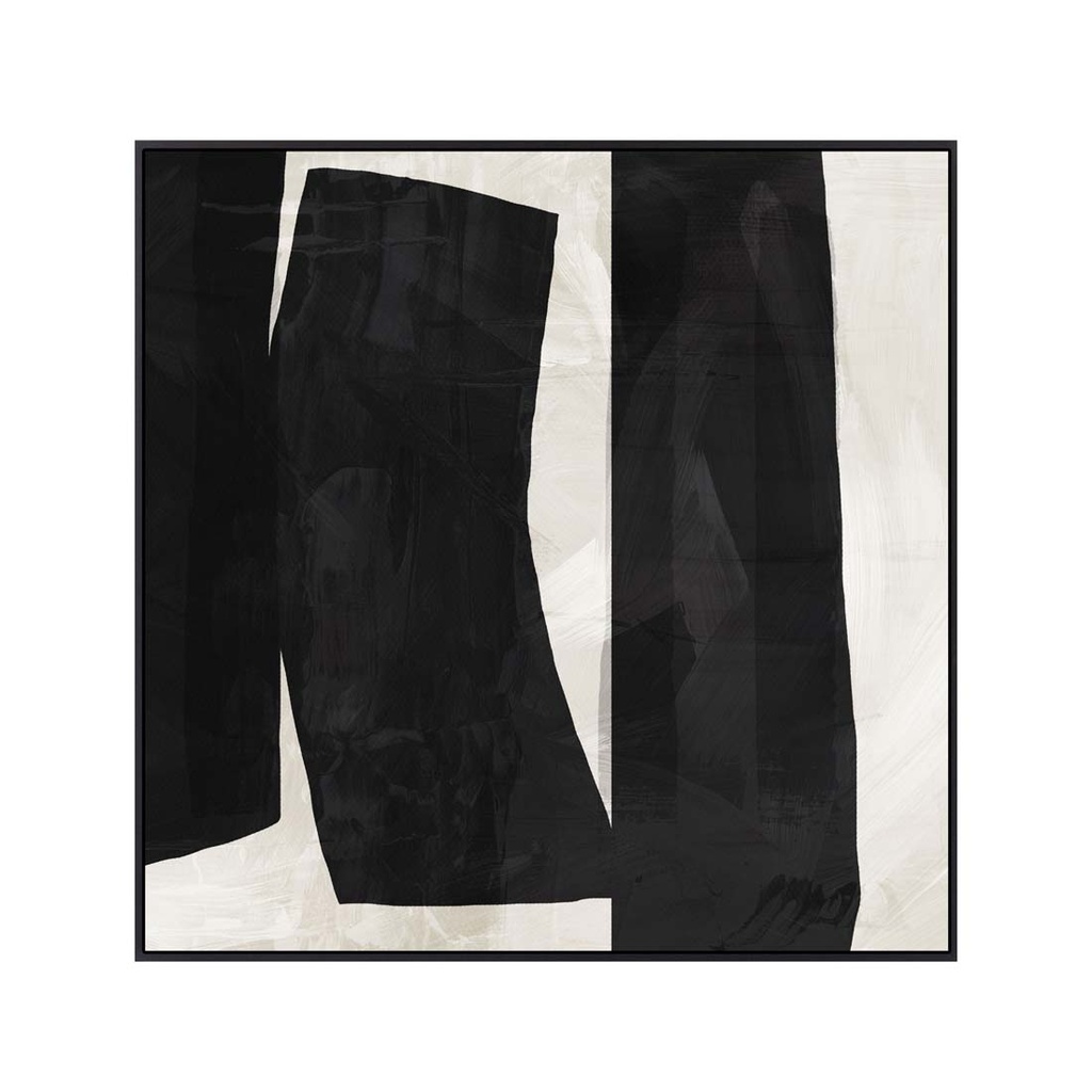 [INKSTROKES-HAND-PAINTED-WALL-ART-BLACK-DEC-WALL-INKSTROKE-X] Inkstrokes Hand-Painted Wall Art - Black