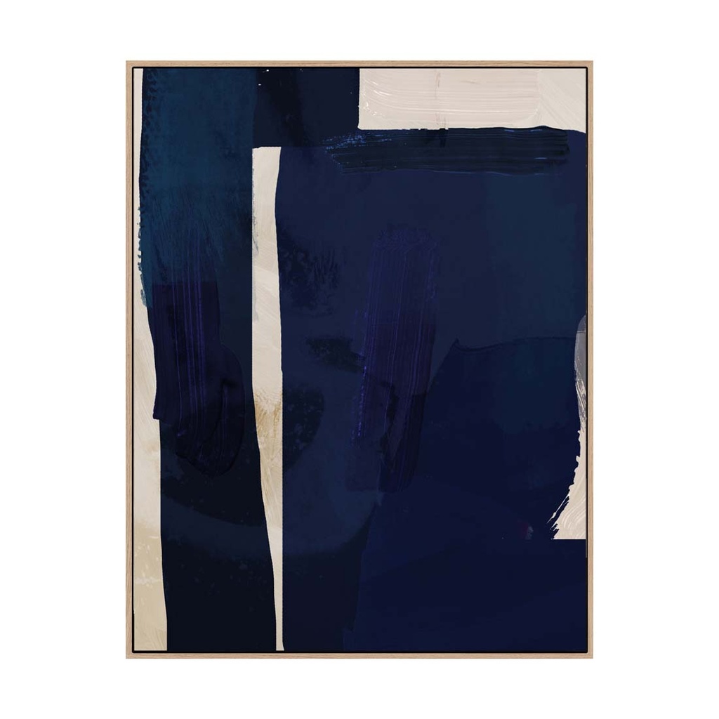 [LAKE-HORIZONS-HAND-PAINTED-WALL-ART-INDIGO-DEC-WALL-LKE-HOR-X] Lake Horizons Hand-Painted Wall Art - Indigo