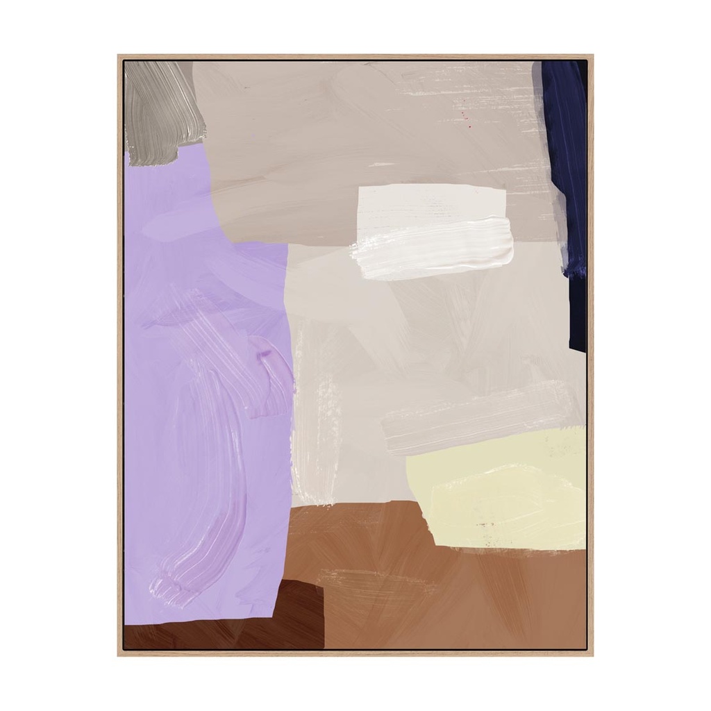 [LILAC-MEADOW-HAND-PAINTED-WALL-ART-DUSK-DEC-WALL-LIL-MED-X] Lilac Meadow Hand-Painted Wall Art - Dusk