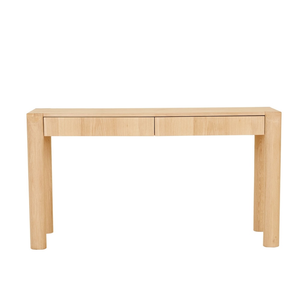 [WILLA-CONSOLE-SATIN-OAK-CONS-WILLA] Willa Console - Satin Oak