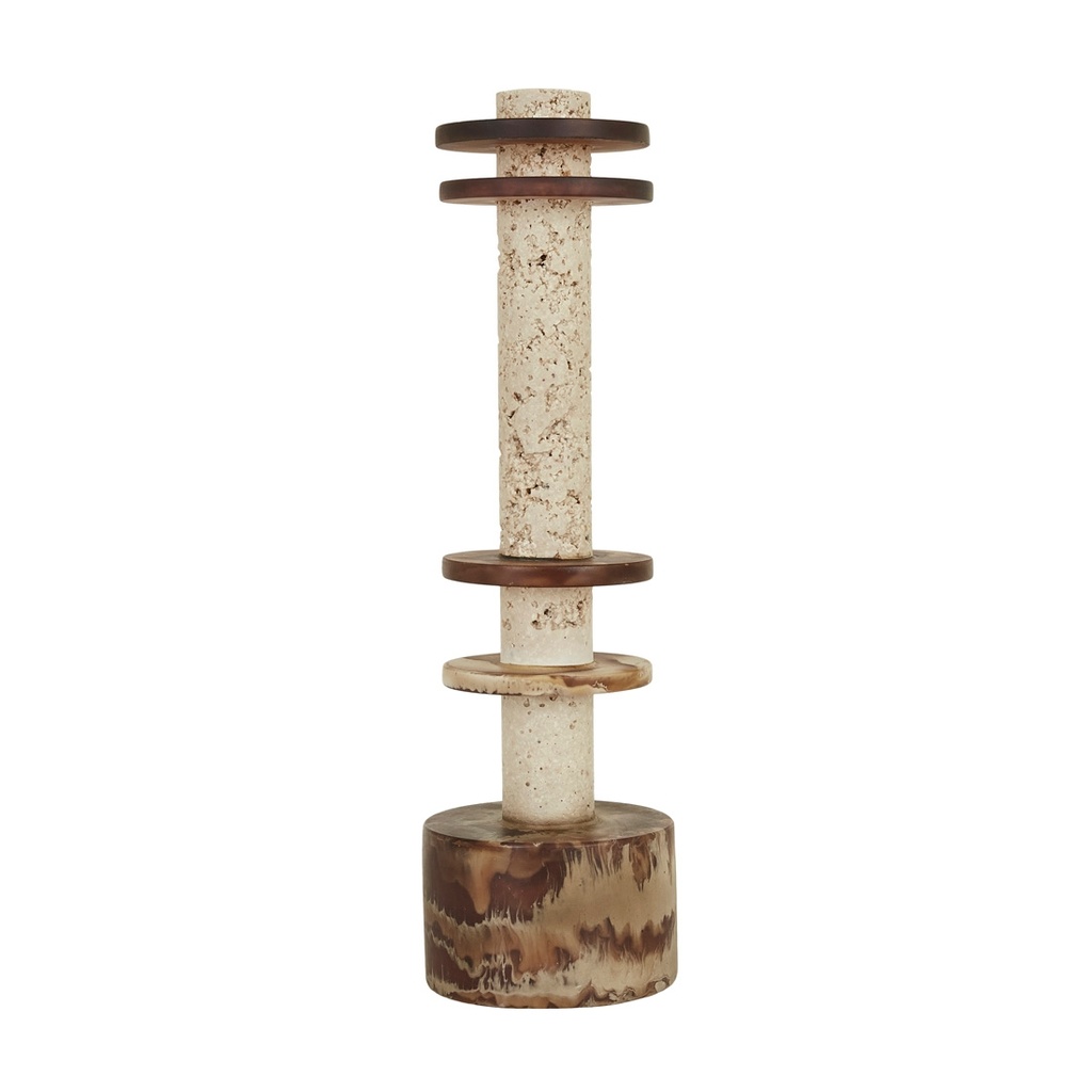 [WREN-ATOM-SMALL-SCULPTURE-EARTH-MIST-DEC-WREN-ATO-SCUL-SM] Wren Atom Small Sculpture - Earth Mist