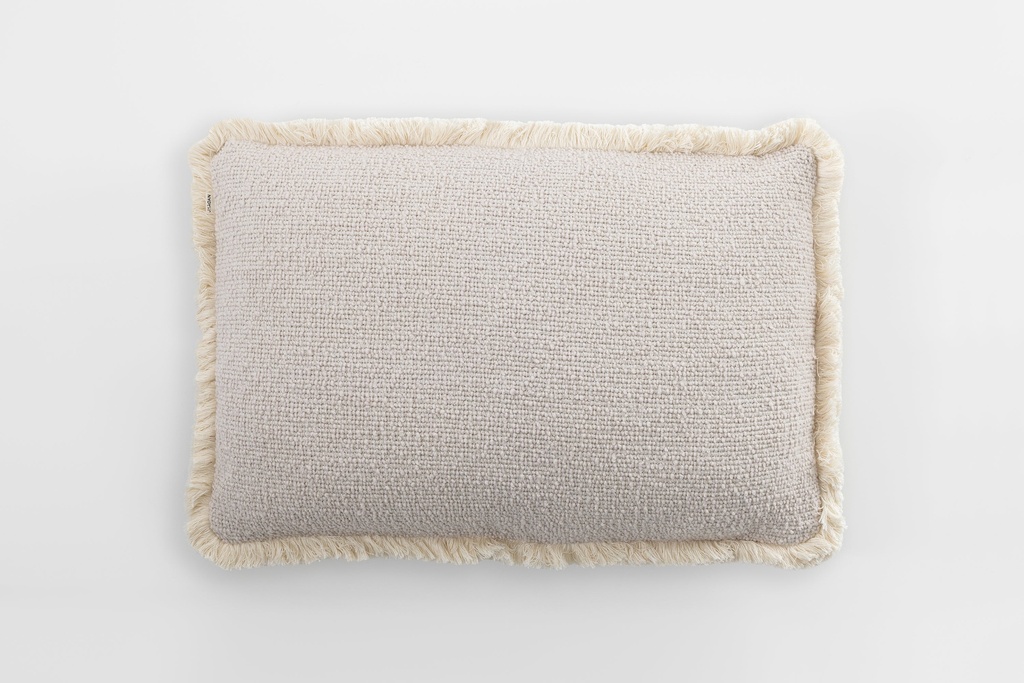 [BOW-40-LN] Bowie Rectangle Cushion Linen