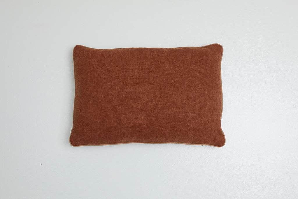 [DUP-40-CIN] Duke Pipe Rectangle Cushion Cinnamon