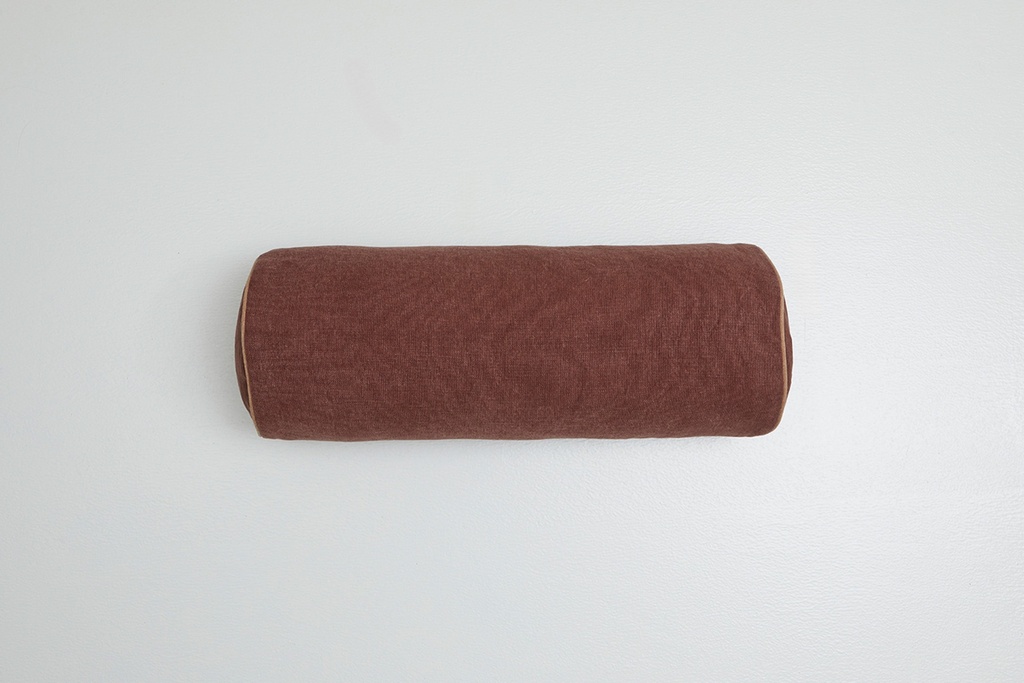 Duke Pipe Bolster Cushion Mahogany