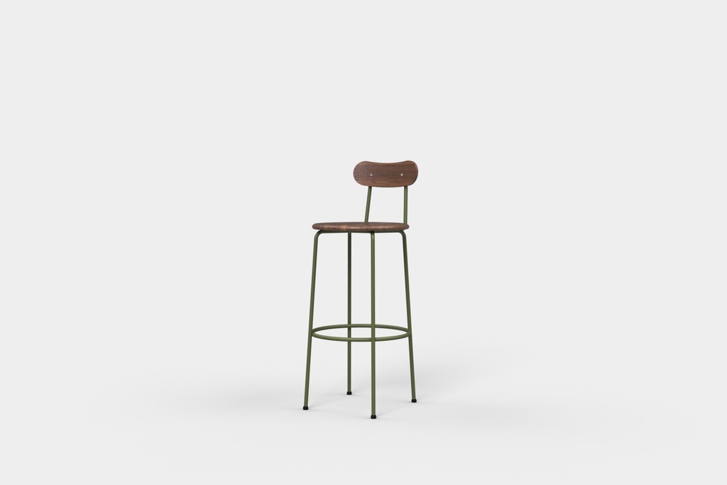 [279305_0_0] Kai Bar Stool High Timber Seat and Veneer Back