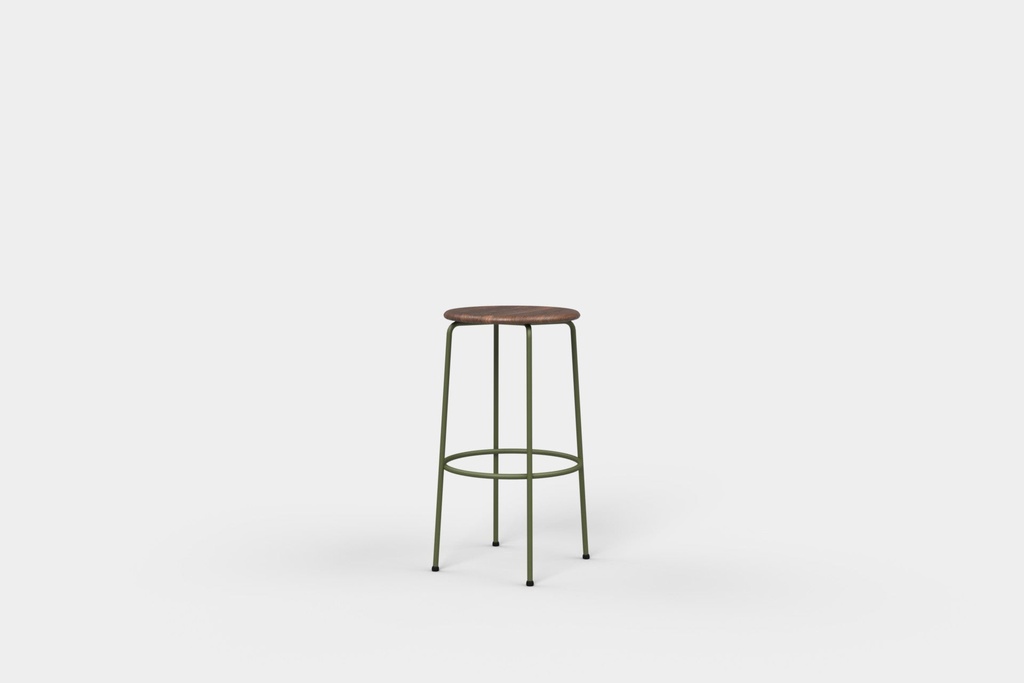 Kai Bar Stool High Timber Seat