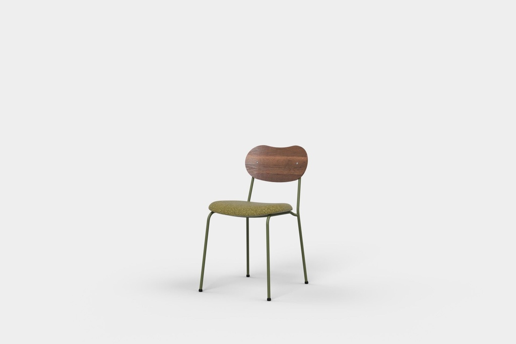 [282647_42361_0] Kai Dining Chair Upholstered Seat and Veneer Back