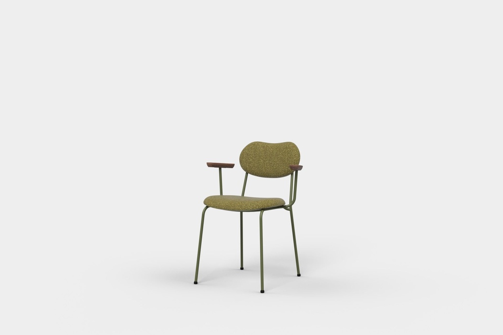 [284355_42361_0] Kai Chair With Arms Upholstered Seat and Back