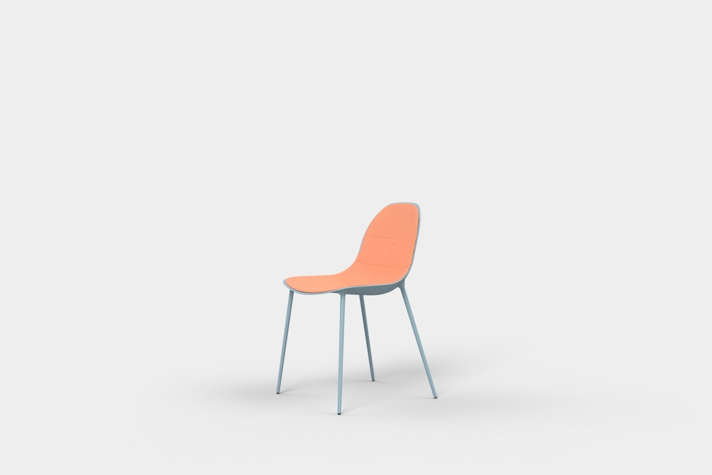 [217646_37134_0] Raf Chair Armless - Internal Shell Relaxed - 4 Leg