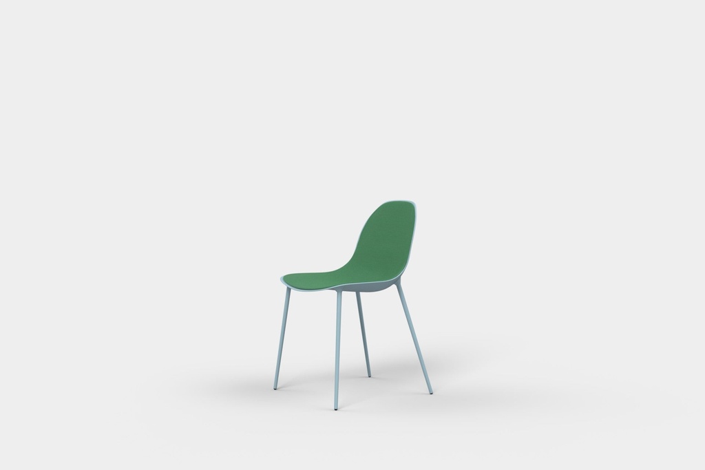 [217652_37134_0] Raf Chair Armless - Internal Shell Tailored - 4 Leg