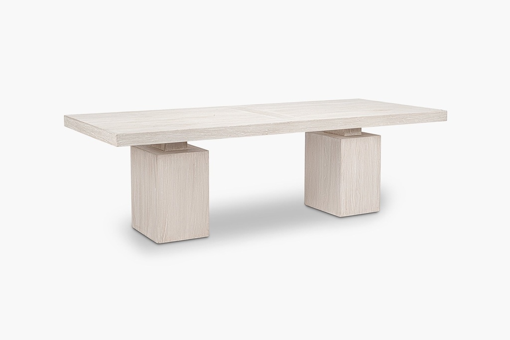 Snow Elm Bossi Rectangular Dining Table