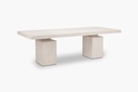 Snow Elm Bossi Rectangular Dining Table