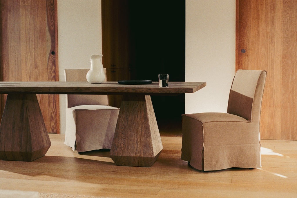 Rustic Vincino Rectangular Dining Table