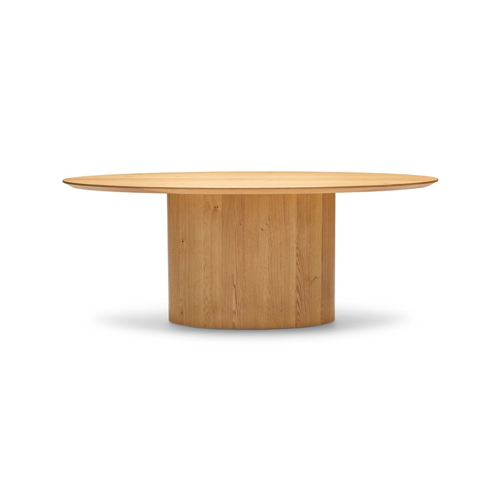 [I760] Pippa Oval Dining Table Natural Small